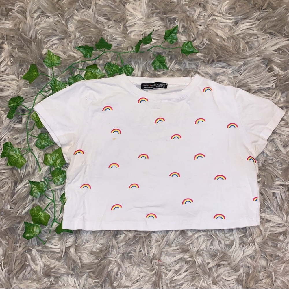 Rainbow Crop Top